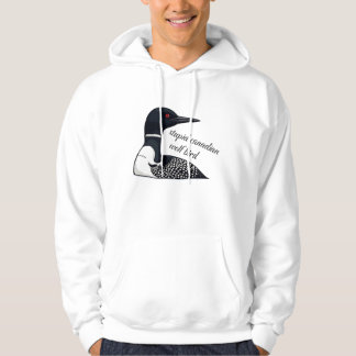 Funny Meme Stupid Canadian Wolf Bird Hoodie