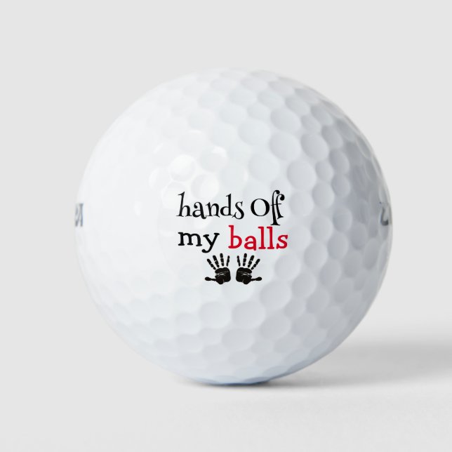 Funny Men Golf Ball Neuheit Führungskraft Geschenk (Vorderseite)