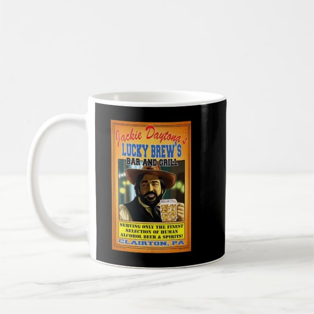 Funny Men Jackie Daytona - Regular Human Bartender Kaffeetasse (Links)