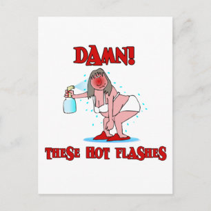 Funny Menopause Postkarte