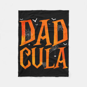 Funny Mens Dadcula Halloween Vater Kostüm Momster Fleecedecke