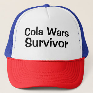 Funny Mens Fashion Baseball COLA WARS SURVIVOR Truckerkappe