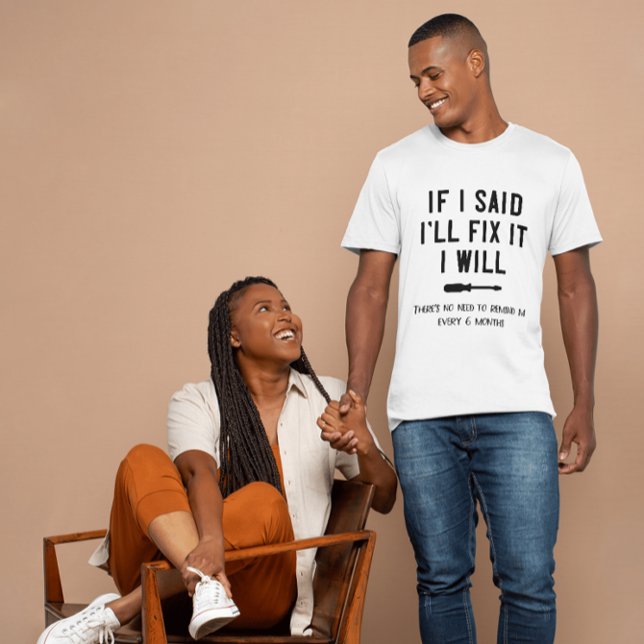 Funny Men's Fix T-Shirt (Von Creator hochgeladen)