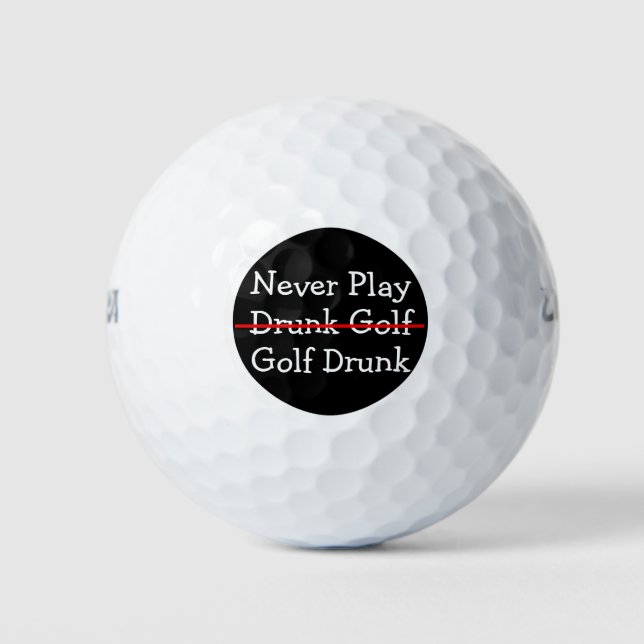 Funny Mens Golf Balls Geschenk Golfball (Vorderseite)