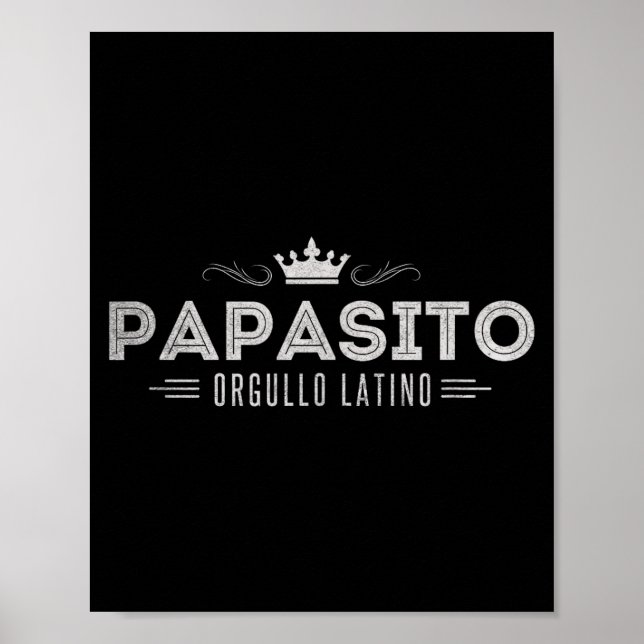 Funny Mens Papasito Father's Day Design For Man  Poster (Vorne)
