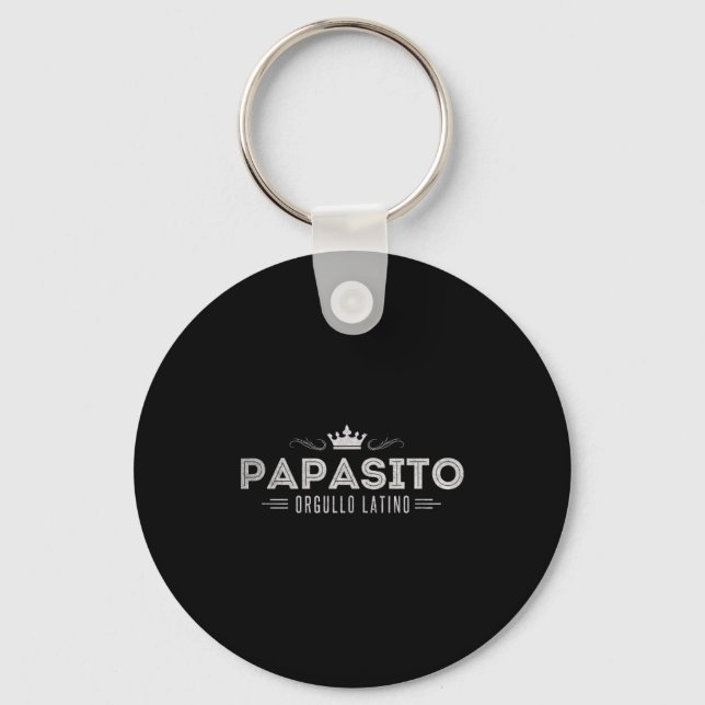 Funny Mens Papasito Father's Day Design For Man  Schlüsselanhänger (Vorderseite)