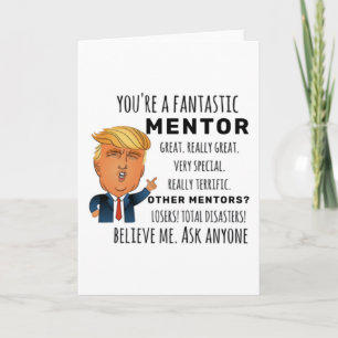 Funny Mentor Birthday Bestes Geschenk Karte