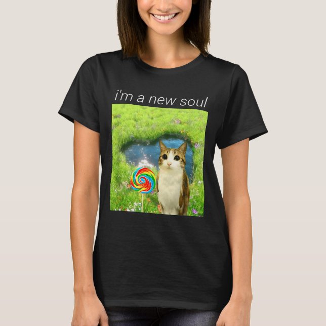 Funny Meowl Meme, Cat Owl Meme Brainrot Gen Alpha  T-Shirt (Vorderseite)