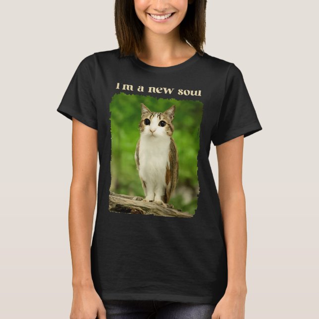 Funny Meowl Meme, Cat Owl Meme Brainrot Gen Alpha  T-Shirt (Vorderseite)