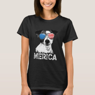 Funny Merica Jack Russell Terrier T-Shirt