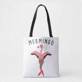 Funny Mermingo Grafik: Flamingo-Mermaid Hybrid