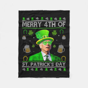 Funny Merry 4. St Patricks Day Joe Biden Hear Fleecedecke