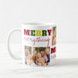 Funny Merry Alles 3 Foto Weihnachtsfeiertag Kaffeetasse