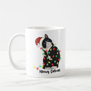 Funny Merry Catmas Cat Kaffeetasse