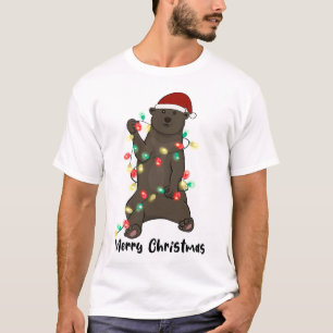 Funny Merry Christmas Bear T-Shirt