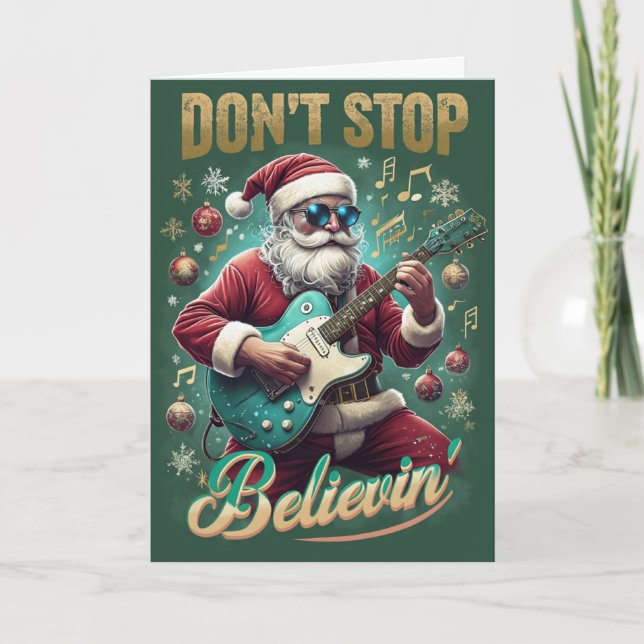 Funny Merry Christmas Card Karte (Vorderseite)