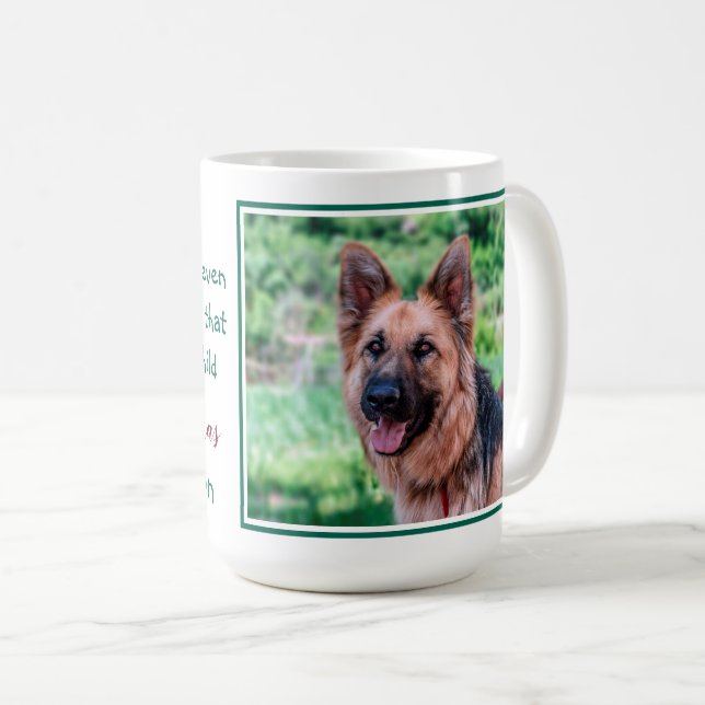 Funny Merry Christmas Dog Vater Kaffeetasse (VorderseiteRechts)