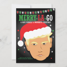 Funny Merry La Go Trump Weihnachten