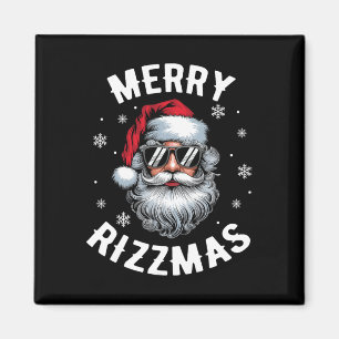 Funny Merry Rizzmas Sigmas Kinder Teens School Chr Magnet