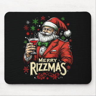 Funny Merry Rizzmas Weihnachten Mousepad
