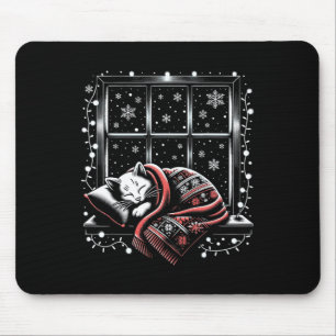 Funny Merry Xmas Cat Geschenke für Katze Mama Frau Mousepad