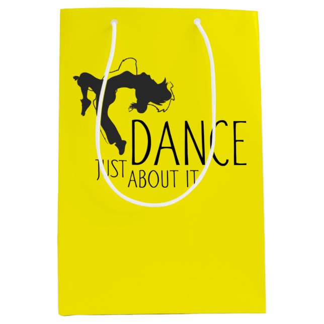 Funny Message - Just Dance about It 1 Mittlere Geschenktüte (Vorderseite)