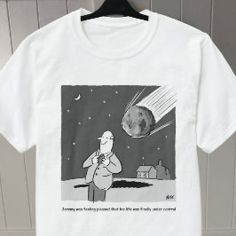 Funny Meteor Hitting Earth Desaster T-Shirt