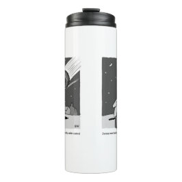 Funny Meteor Hitting Earth Desaster Thermosbecher