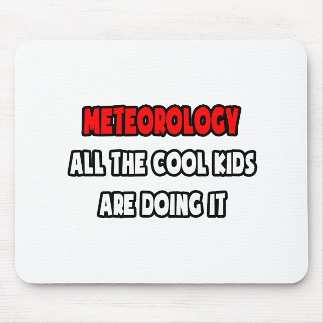 Funny Meteorologe Shirts und Geschenke Mousepad (Vorne)