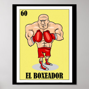 Funny Mexic Boxing Design - El Boxeador 1 Poster