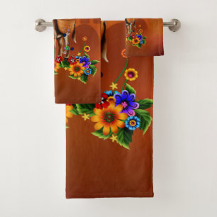 Funny mexican cactus badhandtuch set