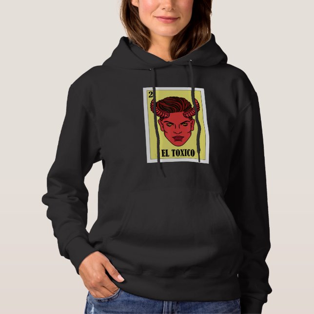 Funny Mexican Design - El Toxico Hoodie (Vorderseite)