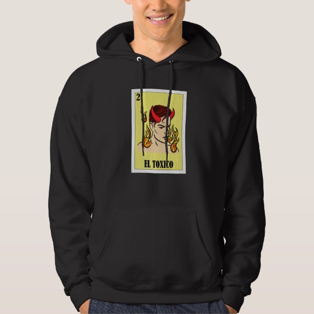 Funny Mexican Design - El Toxico Premium Hoodie (Vorderseite)