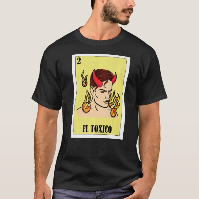 Funny Mexican Design - El Toxico Premium T-Shirt (Vorderseite)