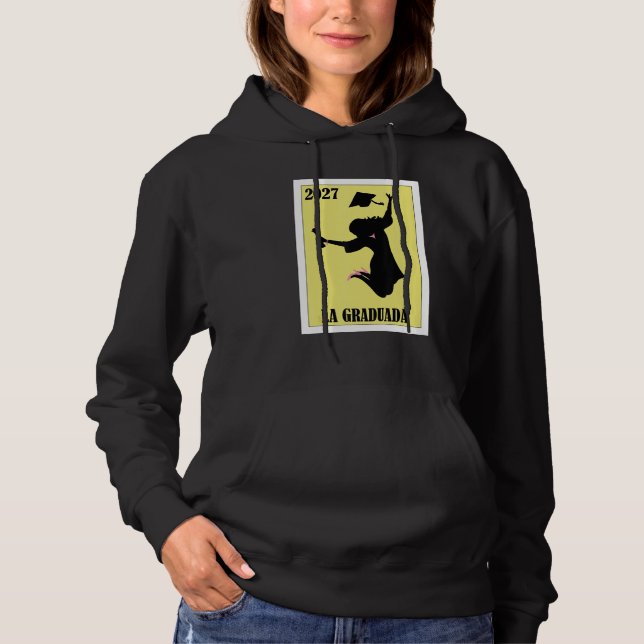 Funny Mexican Design for Graduation - La Graduada  Hoodie (Vorderseite)
