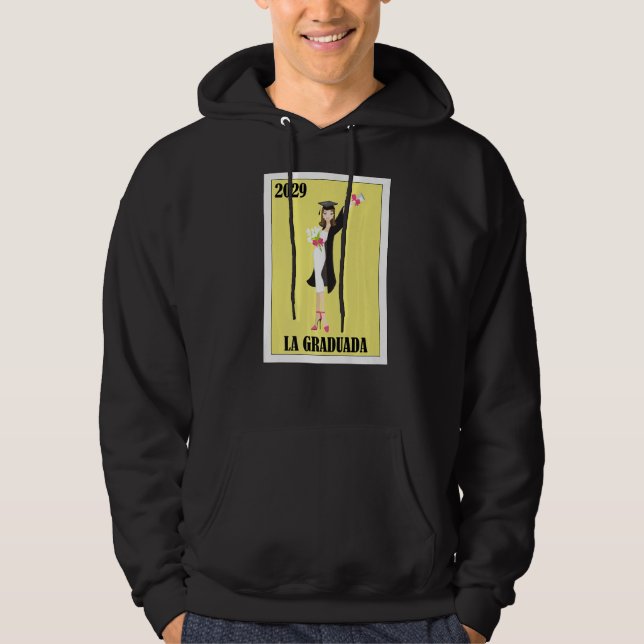 Funny Mexican Design for Graduation - La Graduada  Hoodie (Vorderseite)
