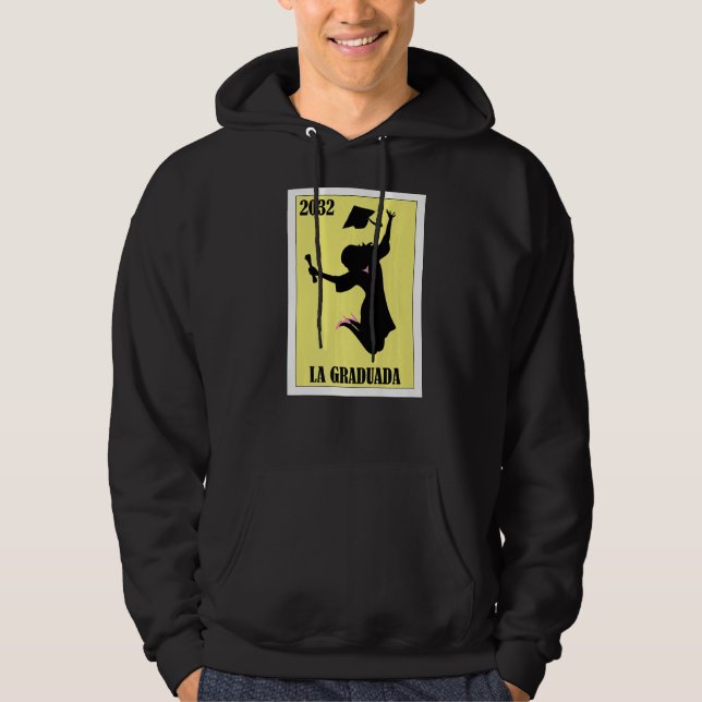 Funny Mexican Design for Graduation - La Graduada  Hoodie (Vorderseite)