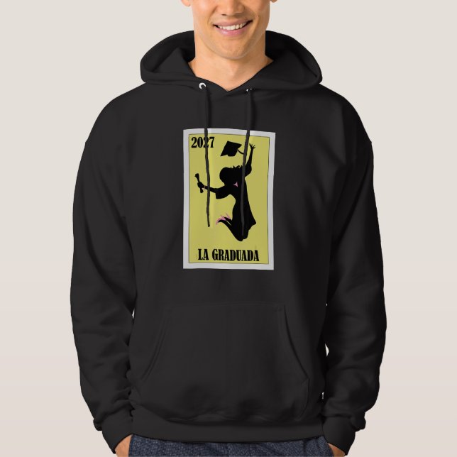 Funny Mexican Design for Graduation - La Graduada  Hoodie (Vorderseite)