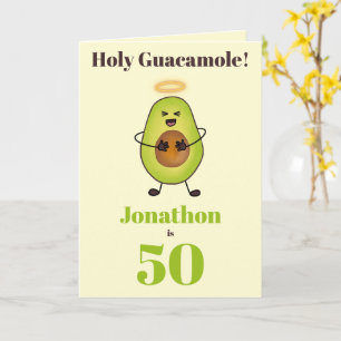 Funny Mexican food avocado pun 50. Karte