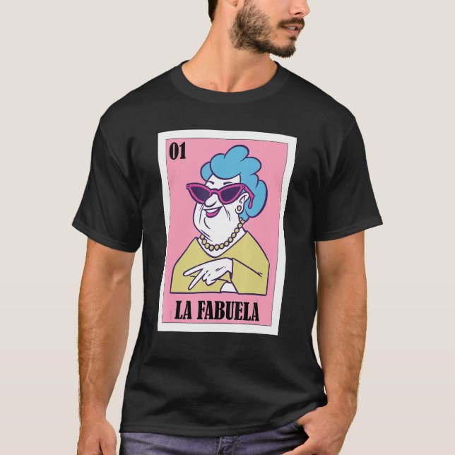 Funny Mexican for Oma - La Fabuela T-Shirt (Vorderseite)
