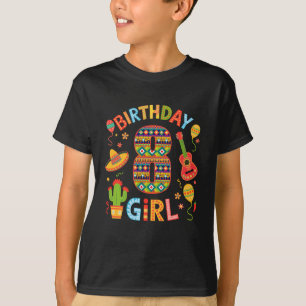Funny Mexican Party 8. Geburtstag Girl Fiesta 8 Ye T-Shirt