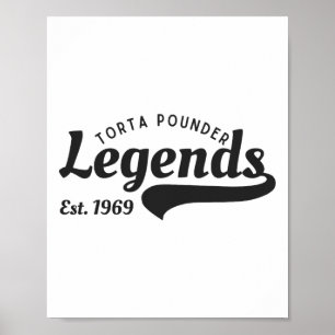 Funny Mexicino Latino Torta Pounder Legends Cinco  Poster