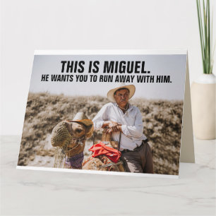 FUNNY MEXIKAN TYP GIANT BIRTHDAY GREETTER CARD KARTE