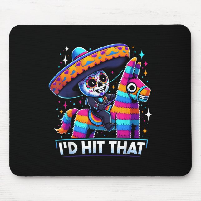Funny mexikanischen Party Pinatas Id treffen, dass Mousepad (Vorne)