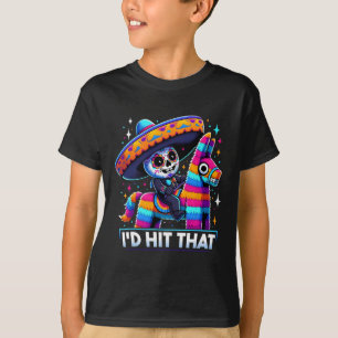 Funny mexikanisches Party Pinatas ich würde treffe T-Shirt