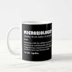 Funny Microbiologe Definition Kaffeetasse