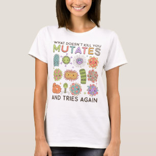 Funny Microbiology Labrador Science Cell Biology T-Shirt