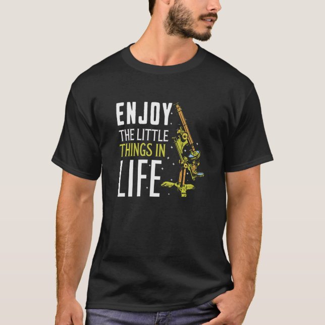 Funny Microscope Art, Biology Nerd Science Labrado T-Shirt (Vorderseite)