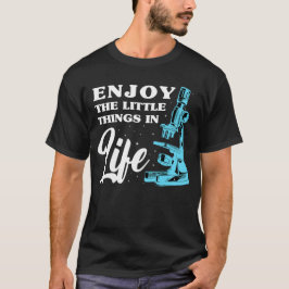 Funny Microscope, Mikrobiologen, Biologie-Nerd T-Shirt
