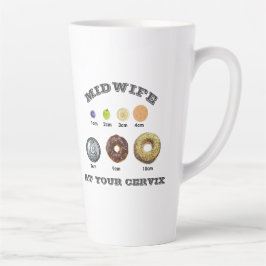 Funny Midfrau "At Your Cervix" cm Messung Milchtasse